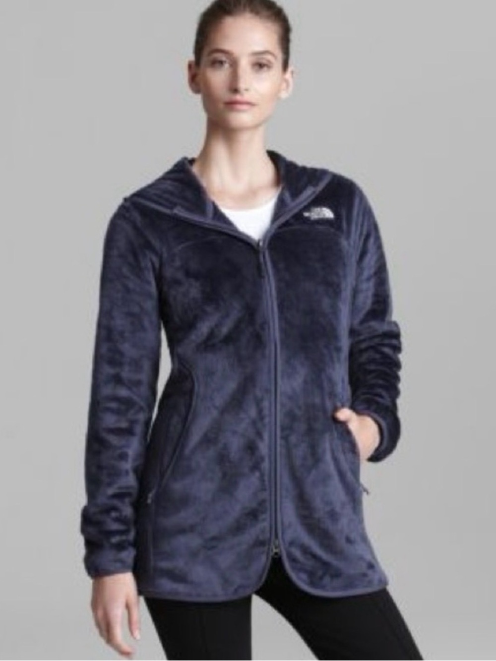 💙 The North Face Osito Fleece Trench Jacket | Women’s Medium | Navy Blue